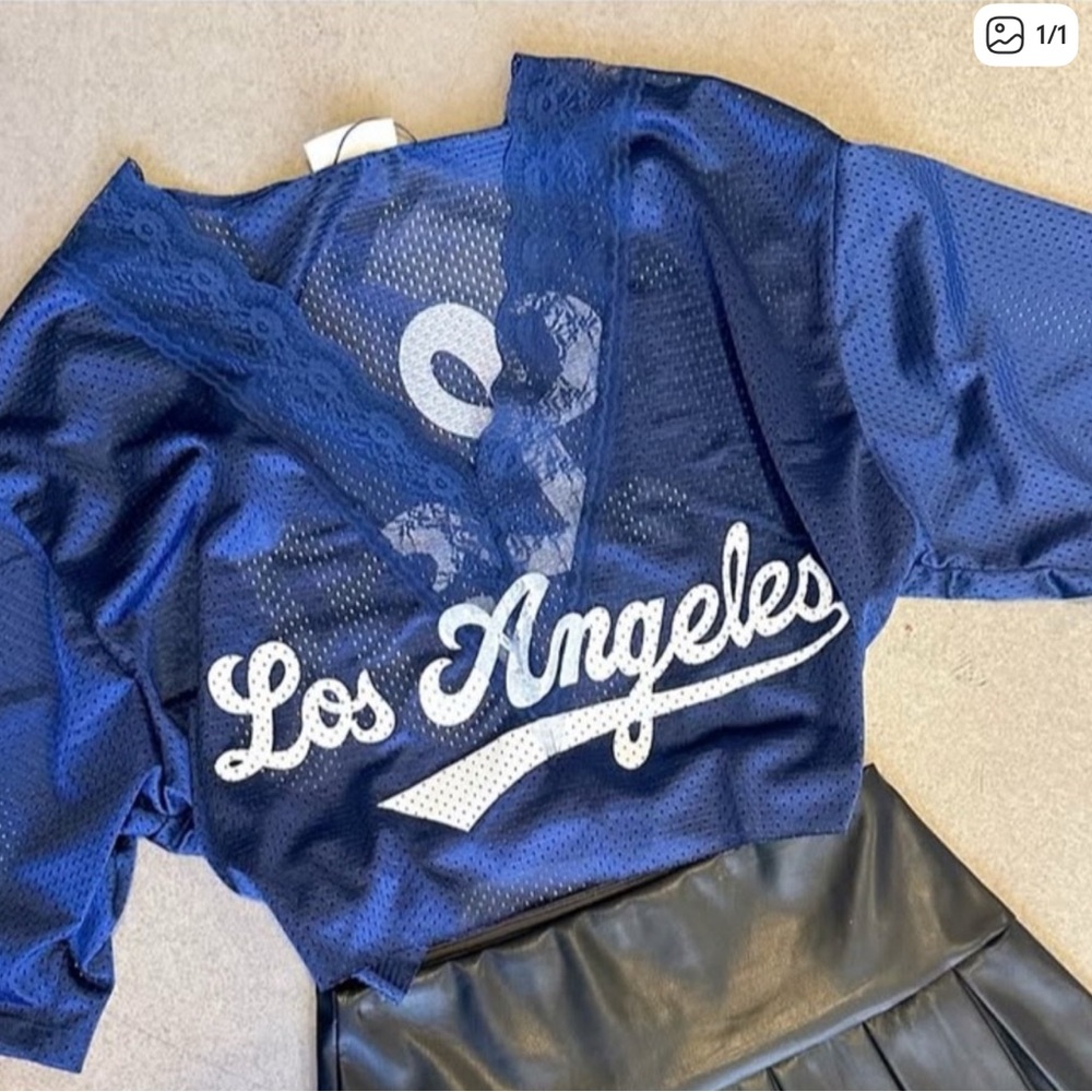Blue Los Angeles Kids Top